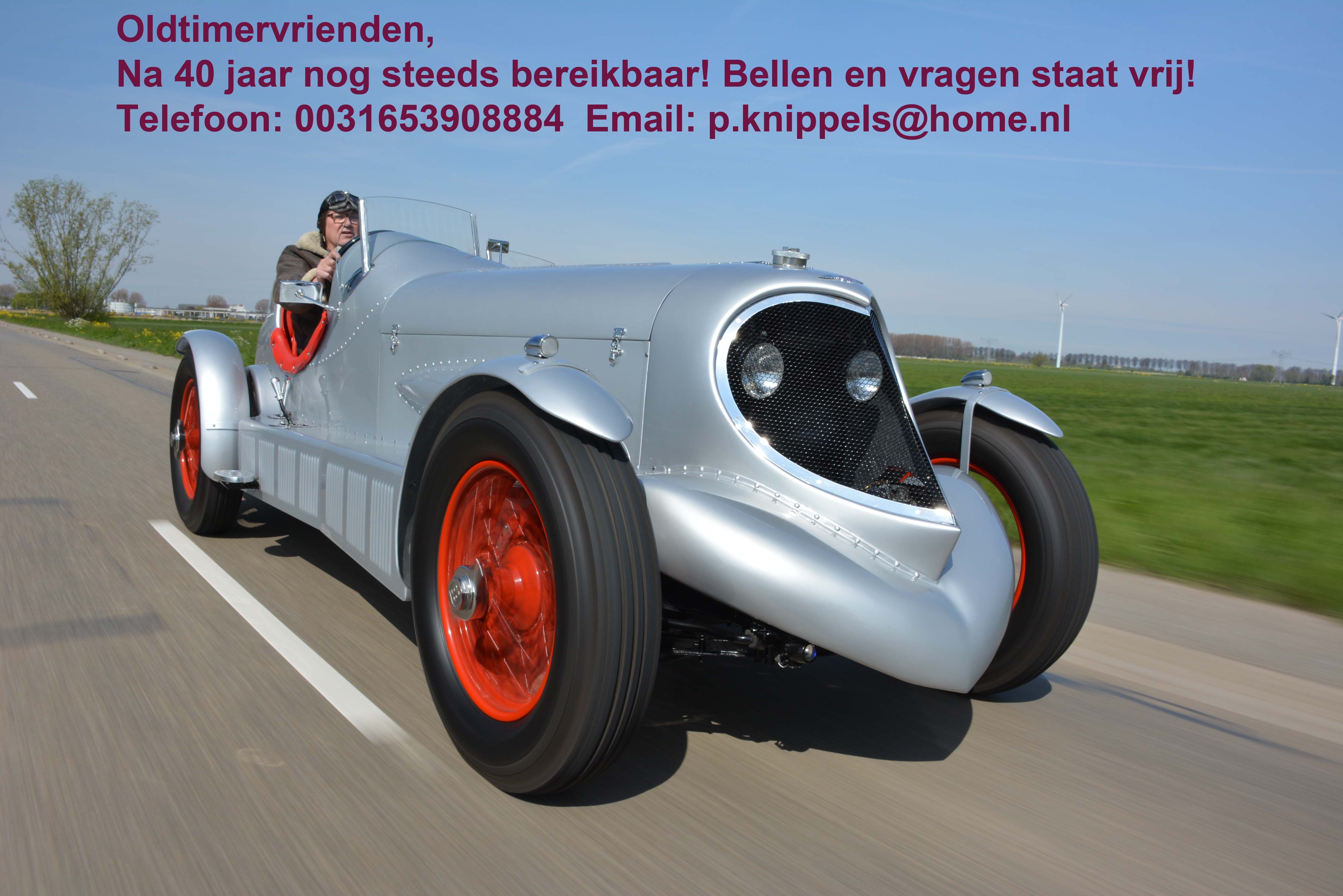 Piet in de Bentley